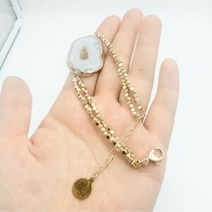 Kinsley Armelle GOLD CRUSH Adjustable BRACELET